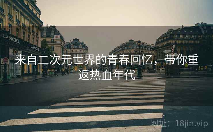 来自二次元世界的青春回忆,带你重返热血年代 来自二次元世界的青春回忆,带你重返热血年代