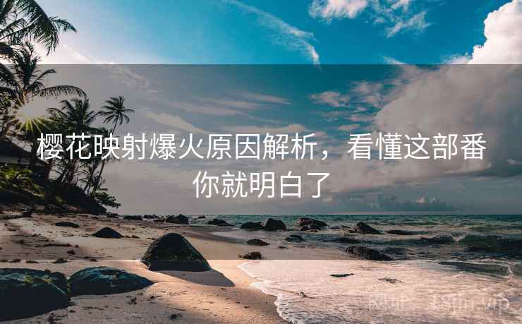 樱花映射爆火原因解析，看懂这部番你就明白了